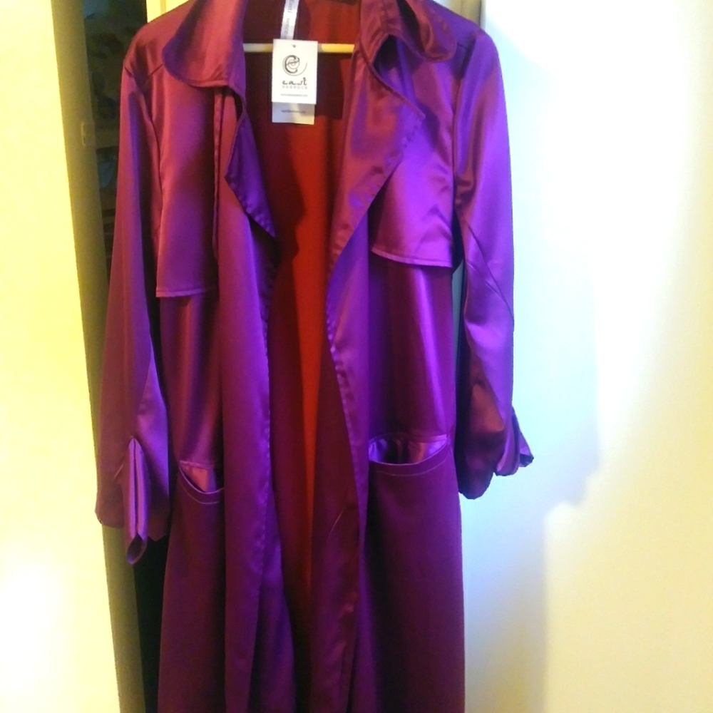 Wine color Top coat